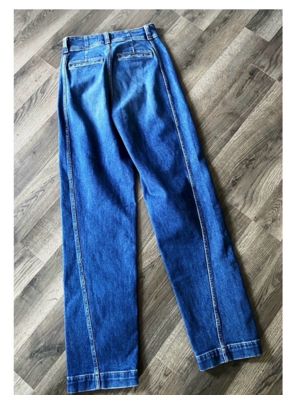 MADEWELL Seamed Tapered High Rise Straight Leg Jeans Size 24 New!! - Picture 6 of 7